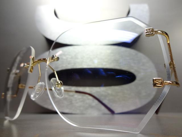 OCCHIALI DA VISTA UOMO DONNA OVERSIZE VINTAGE STILE RETR&Ograve; Lenti