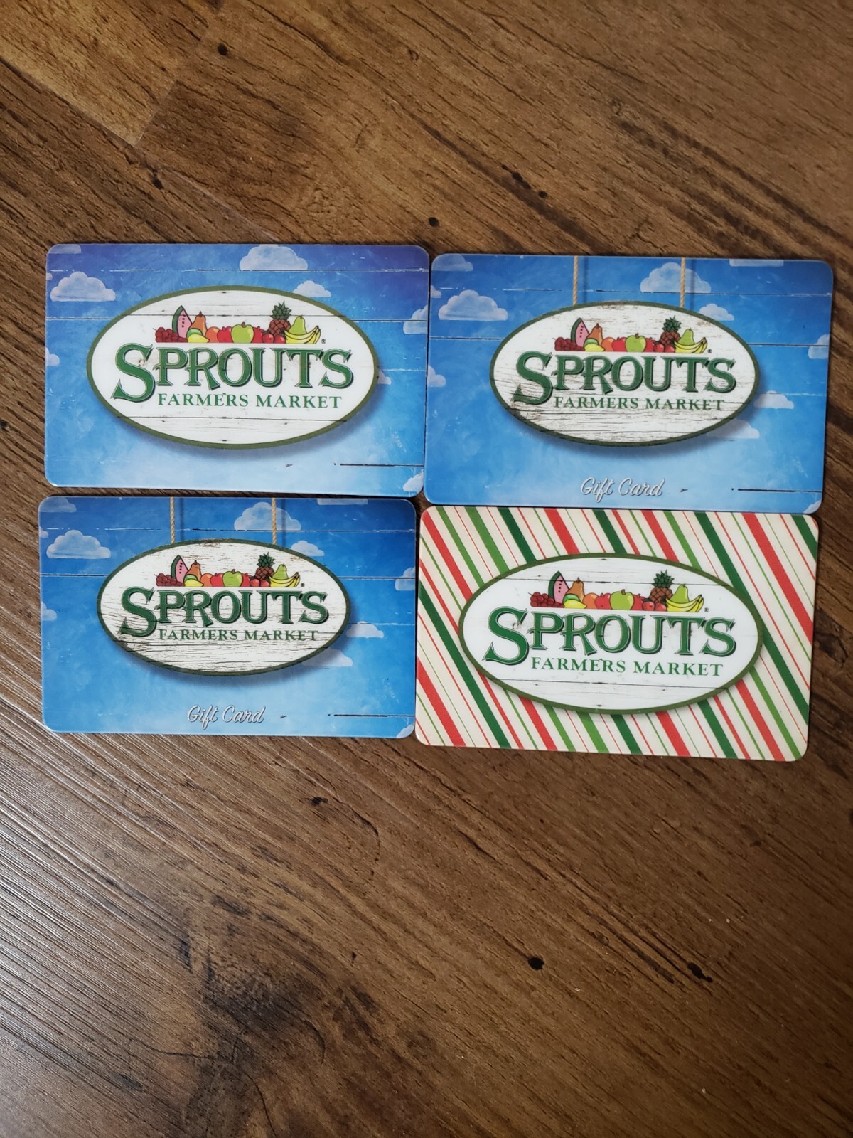 Sprouts Farmers Market Gift Cards 4 Cards 61.25 Selling For 60.00 FREE SHIPP! eBay