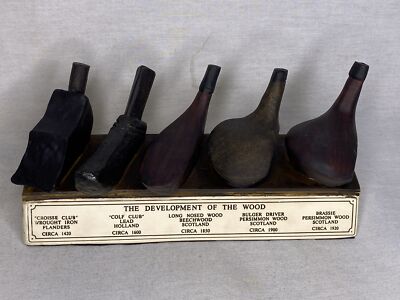 ゴルフの歴史 GOLF Woods,Irons and Memorabilia Golf Gifts - Catalogue #137! Antique Wooden Shaft Hickory Golf