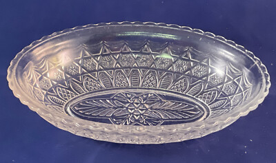 EAPG BRYCE, WALKER No. 80; Leverne; Star in Honeycomb 7.25  Relish Dish 1880