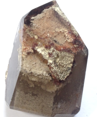 TRAUMQUARZ / LODELSTEIN / LODELIT KRISTALL TURM OBELISK - SCHAMANISCH 7,7 cm