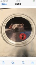 Coca Vintage Cola polar bear platter