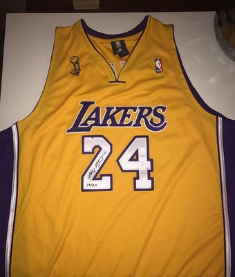 kobe bryant signed jersey