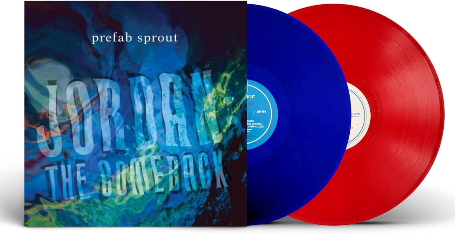 Prefab Sprout Jordan: The Comeback Double Vinyl LP Red and Blue Colored New