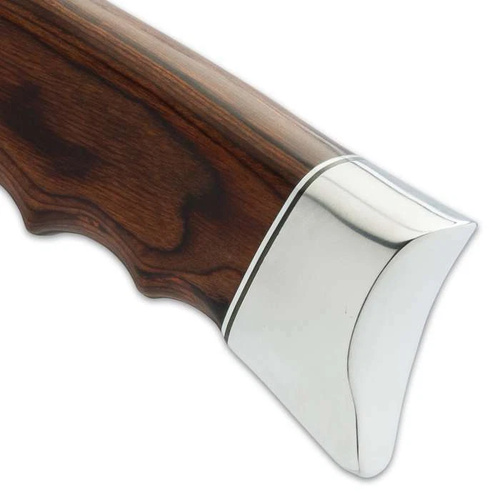 "Cuchillo de combate Gil Hibben Kukri | Funda de cinturón de cuero | Acero 5Cr15MoV | 17 3/8""" Foto 4 de 4