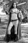 Red Sonja the Superpowers #3 2021 Cosplay Virgin Black & White Dynamite EB111