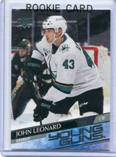 2020-21 Upper Deck Young Guns John Leonard Rookie     Card 474