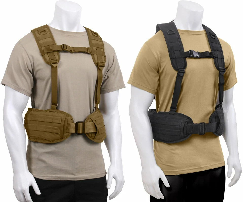 ROTHCO Tactical Load Bearing Military MOLLE Police Battle Belt Harness Vest