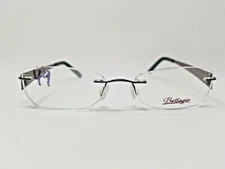 Bellagio Eyeglasses Frame Rimless B670 02 50-18-140 Brown HK82