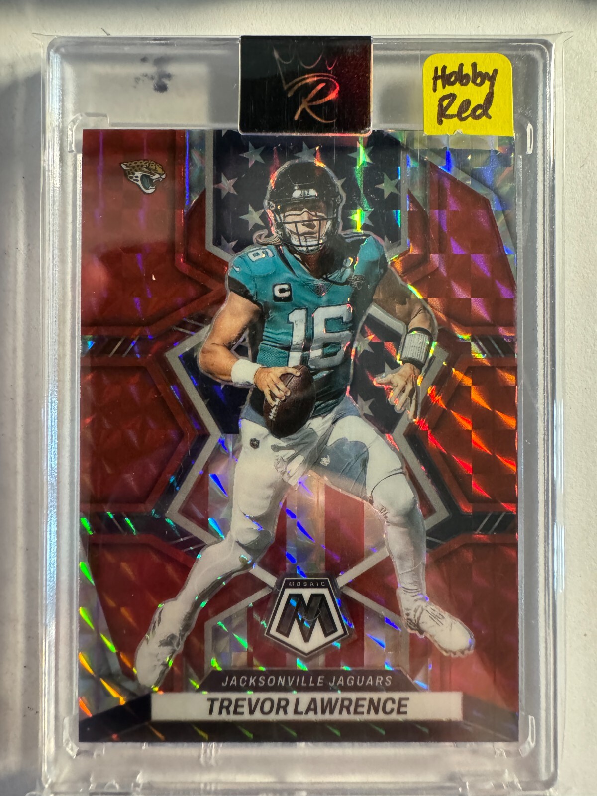 K246,852 - 2022 Panini Mosaic Mosaic Red #267 Trevor Lawrence NP