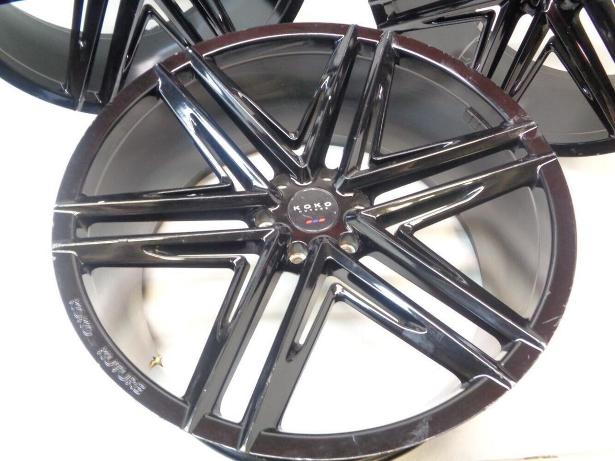 SET OF THREE GIOVANNA KOKO KUTURE VETSE 24x10 6x139.7 ET20 BLACK
