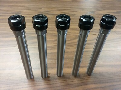 ER16 COLLET CHUCKS 3/4'' x 6'' W. STRAIGHT SHANK 5pcs-#ER16-CK346 Tool Holder Set