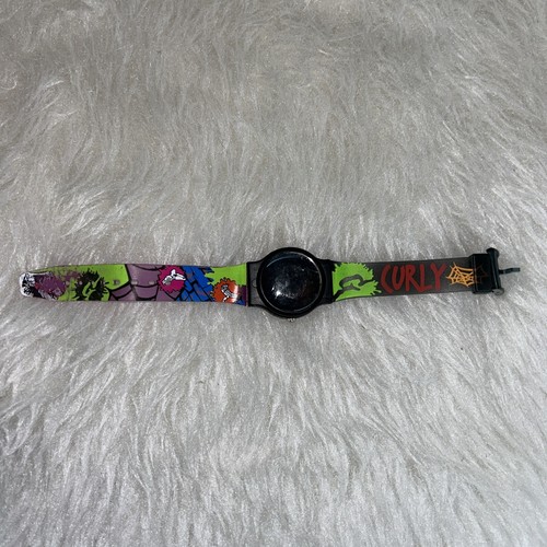 VTG Goosebumps Watch 90s Nelsonic RL Stein Curly Skeleton Wristwatch