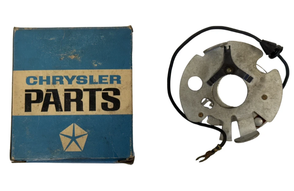 Dodge Desoto Chrysler Plymouth 1957-1960 Distribuidor Placa de interruptor 1843482 Nuevo de Lote Antiguo Foto 2 de 4