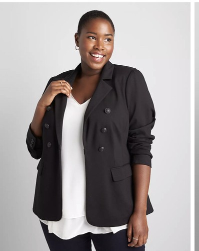 Lane Bryant Blazer - 20 1x/2x Double 
