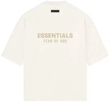 FEAR OF GOD FOG ESSENTIALS V-Neck - Cloud Dancer (FW23)