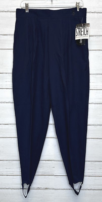 Counterparts vintage Navy-Blue Stirrup pants NWT Size 18 Short