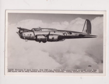 Postcard RPPC Aircraft Boeing Fortress I Heavy Bomber In Flight ca 1939-1950