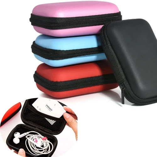 Protector Earphone Box HDD Bag Hard Disk Case EVA Storage Box Zipper Pouch
