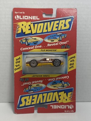Vintage1989 LIONEL REVOLVERS Die-Cast Car Flip Monster Turbo