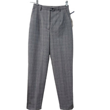 NWT Pendleton Gray/ multicolor Virgin Wool Plaid Lined Pants Made in USA 6 P