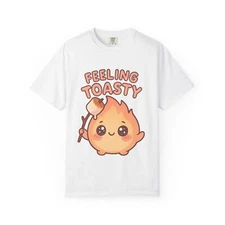 Feeling Toasty Cute Flame Shirt Kawaii Chibi Fire Pastel Aesthetic Tee