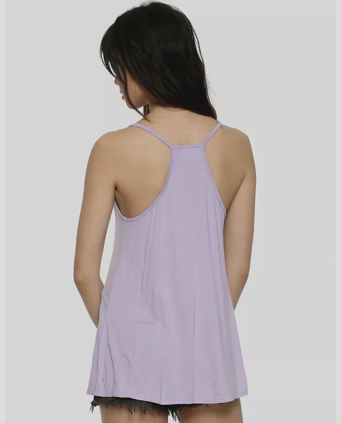 Pusheen Tiny Paws XL tank cat kitten Lavender Purple … Gem