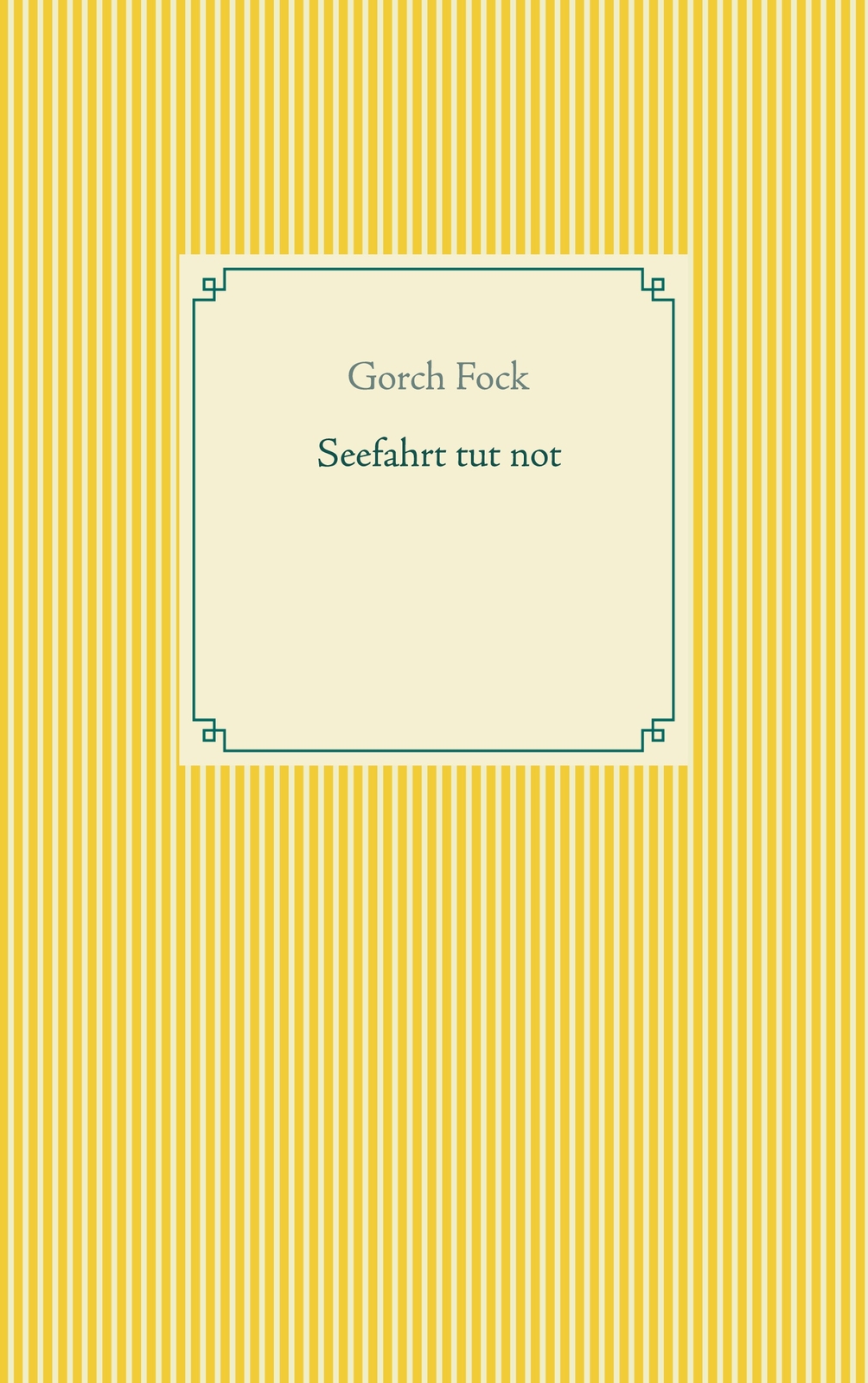 Thumbnail - Seefahrt Tut Not (buch)