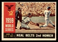 1960 Topps Baseball #386 World Series Game #2 (Neal Belts 2nd Homer) NM *g2