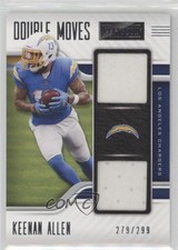 2021 Panini Playbook Double Moves Relics 279/299 Keenan Allen #DM-KAL 0k10
