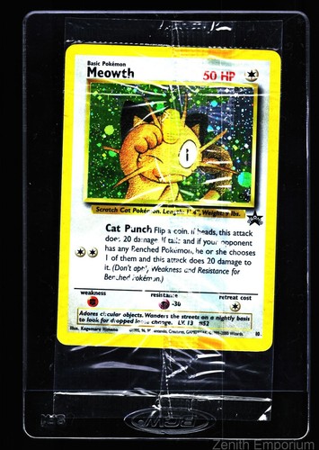MEOWTH 10 PROMO WIZARDS BLACK STAR PROMOS POKEMON HOLO  SEALED