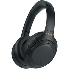 Sony WH-1000XM4 Wireless Over-Ear Headphones Black Active Noise Canceling New FS