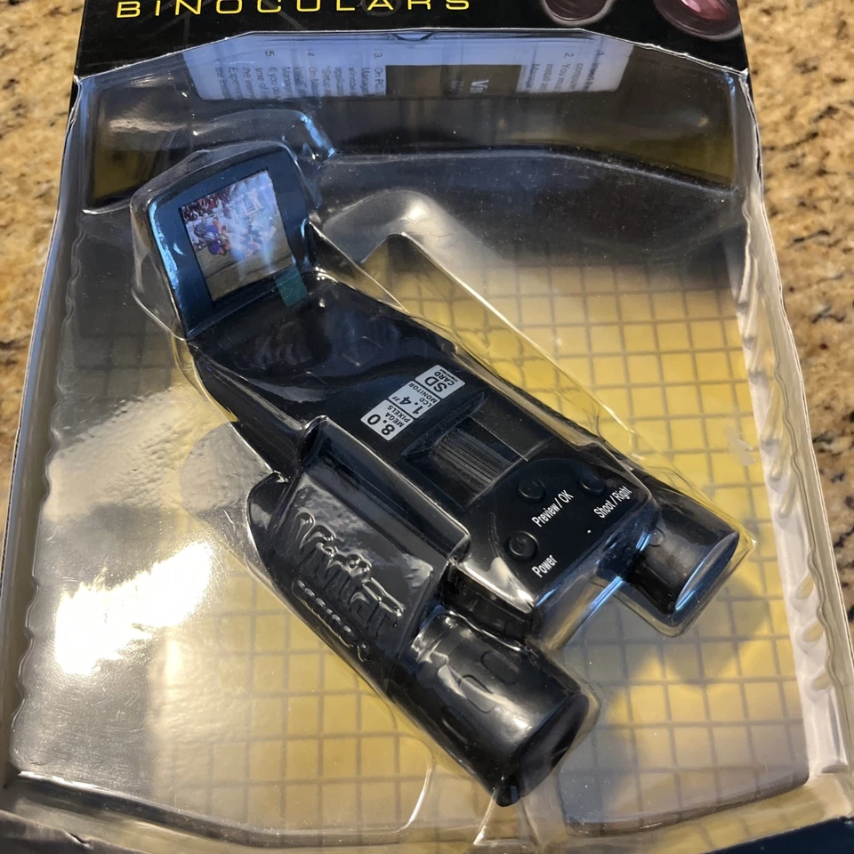 Vivitar 12x25 Digi-Cam Binoculars 8.0 Mega Pixel Camera VIV-CV-1225V NOS - Image 2 of 4