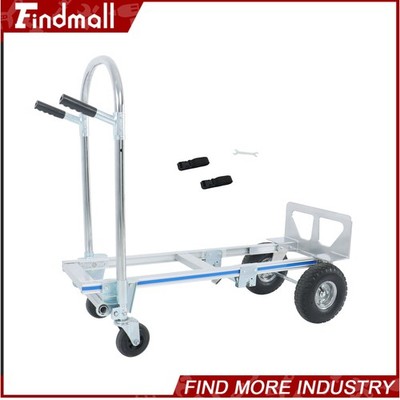 Findmall Convertible Folding Dolly 2 In 1 Aluminum Hand Truck Trolley Handcart