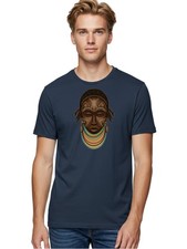 African-Woman-Portrait-1 Mens Graphic Tee, 100 Cotton, Casual Summer Wear