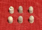 Civil War Original pulled muzzle extracted  Bullets Lot of 6  various types.