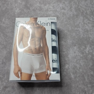 Calvin Klein Herren Cotton Stretch Trunks 3er Pack Medium Classic Fit