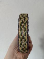 Handwoven Cotton Board Trim, Medieval, LARP, Costume