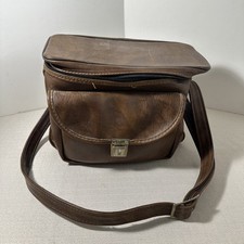 VINTAGE LEATHER CAMERA BAG SEE ALL PICTURES
