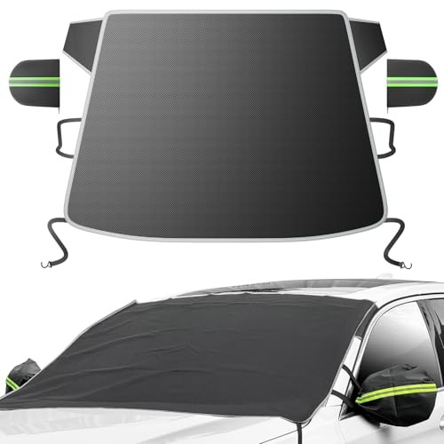 [2025 Upgraded Windshield Cover for Ice and Snow [Full Coverage Winter Medium - Picture 2 of 7