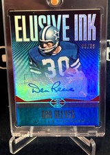 2017 Illusions BLUE ELUSIVE INK Dallas Cowboys DAN REEVES Autograph AUTO #D /30