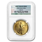 1986 1 oz American Gold Eagle MS-69 NGC (First Year of Issue)