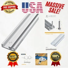 Lightweight 48-Inch Aluminum Combo T-Track for Efficient Woodworking Setups