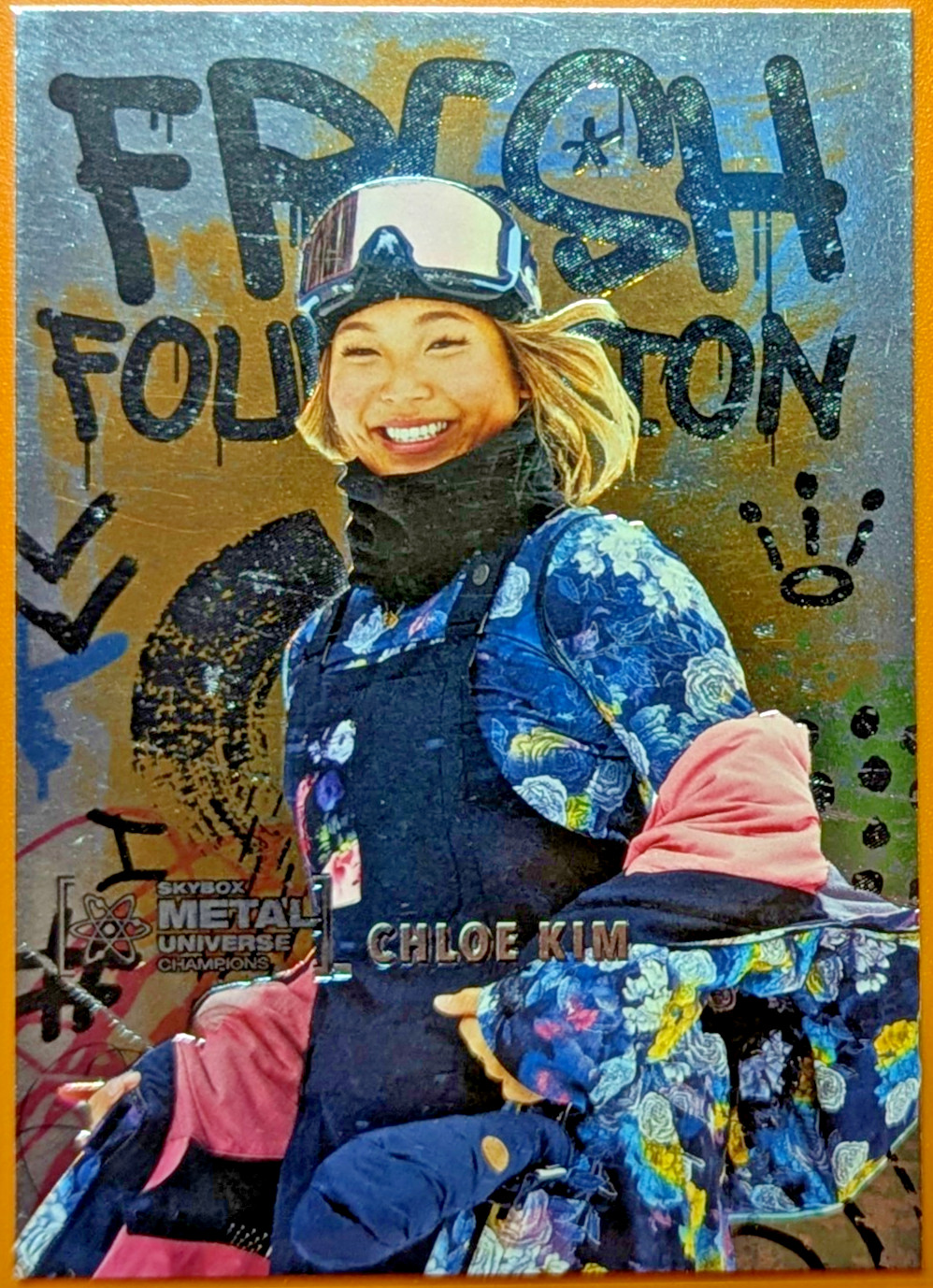2021 Skybox Metal Universe Champions #FF17 Chloe Kim Fresh Foundation