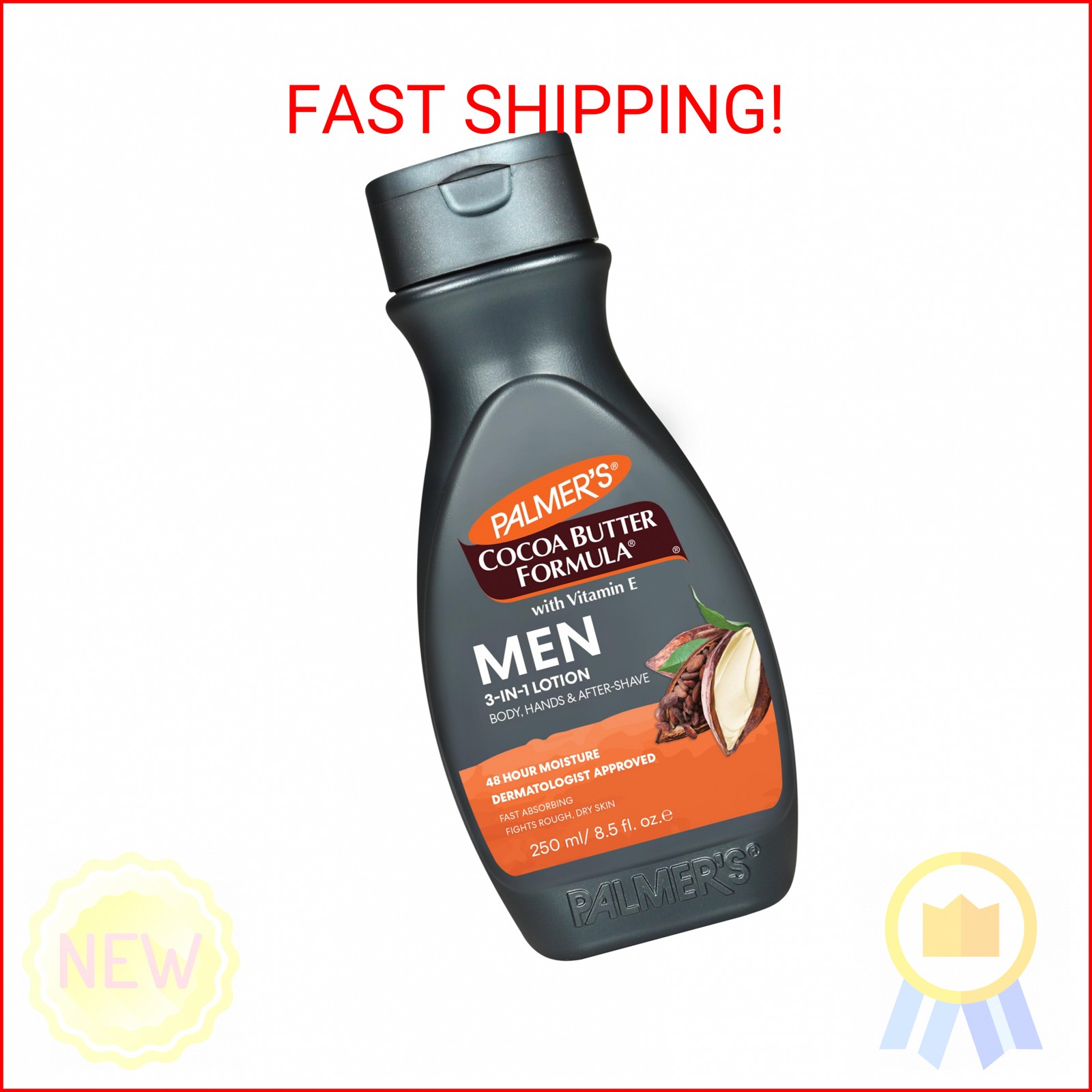 Formula Men's 3-in-1 Fast Absorbing Face & Body Lotion, 8.