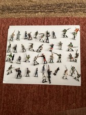 Large Lot Of 39 Vintage Lead Soldiers Figures