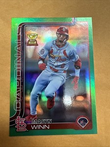 Masyn Winn 1st Bowman 青リフラクター 150枚限定 MLB Masyn Winn 2025 Topps Series 1 Blue Rainbow /150 Rookie Cup