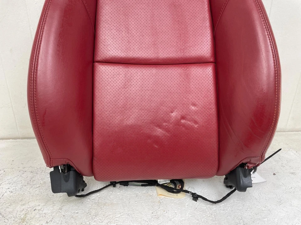 2013-2014 PORSCHE BOXSTER FRONT LEFT UPPER CUSHION SEAT CARRERA RED OEM Foto 2 de 4
