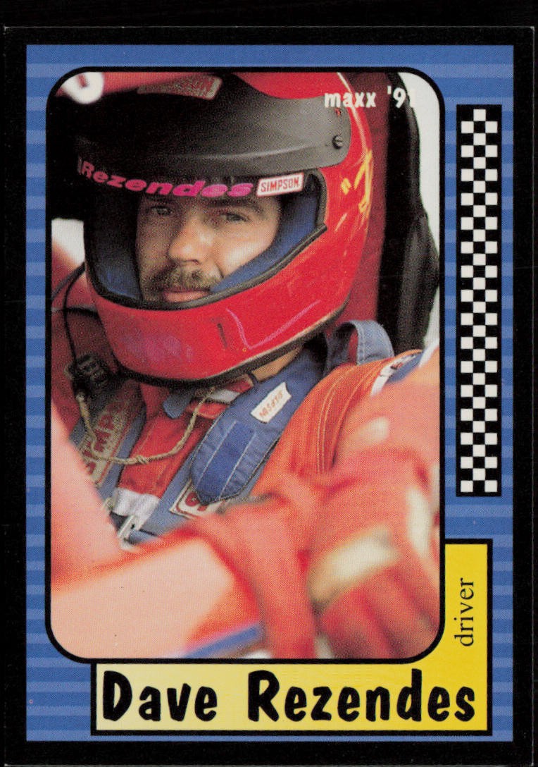 Dave Rezendes 1991 Maxx #133 RC Rookie KRR Racing