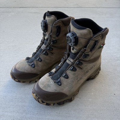 Zamberlan 4014 Lynx MID GTX  RR BOA Vibram 3D Camo Hydronic Brown Men 10 Zamberlan 4014 Lynx Mid GTX RR BA - Camo Hunting Boots Made  main image 2